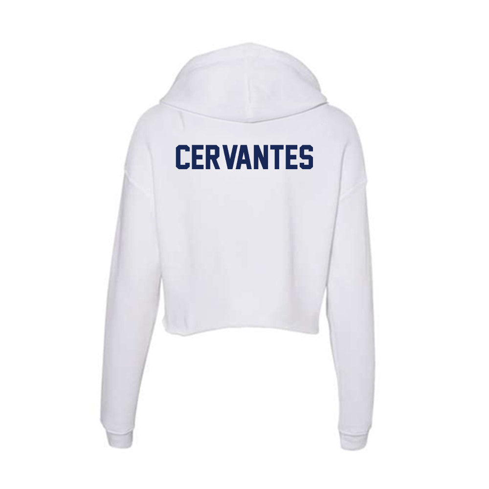 Marquette - NCAA Men's Golf : Vincent Cervantes - Women's Crop Fleece Hoodie-1