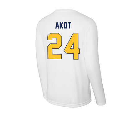 Marquette - NCAA Women's Basketball : Ayuen Akot - Activewear Long Sleeve T-Shirt-1