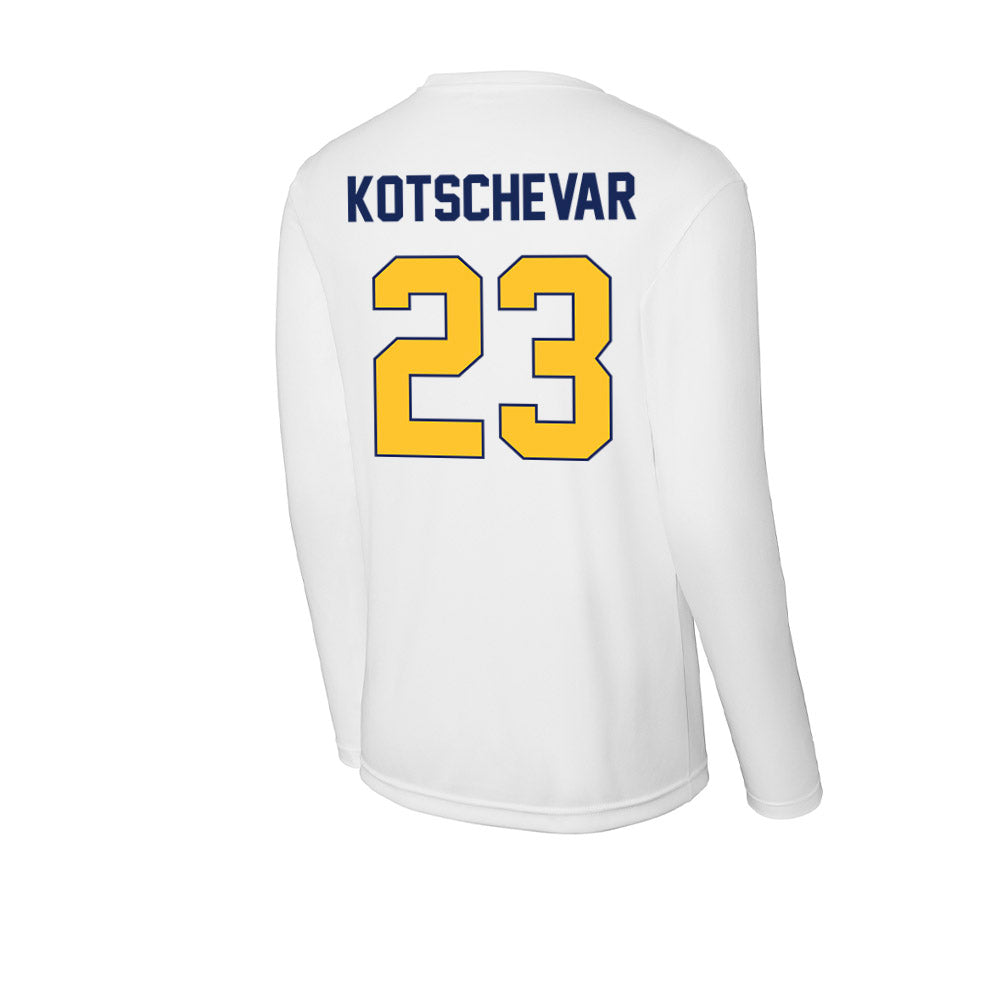 Marquette - NCAA Women's Lacrosse : Taylor Kotschevar - Activewear Long Sleeve T-Shirt-1