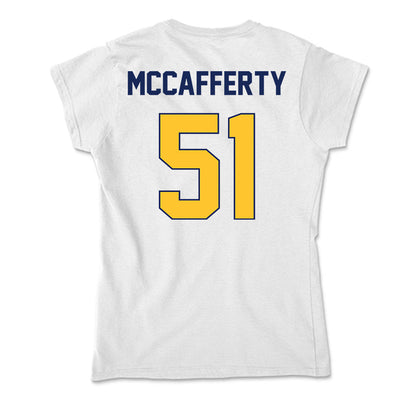 Marquette - NCAA Men's Lacrosse : Easton McCafferty - Soft Style Women’s T-Shirt-1