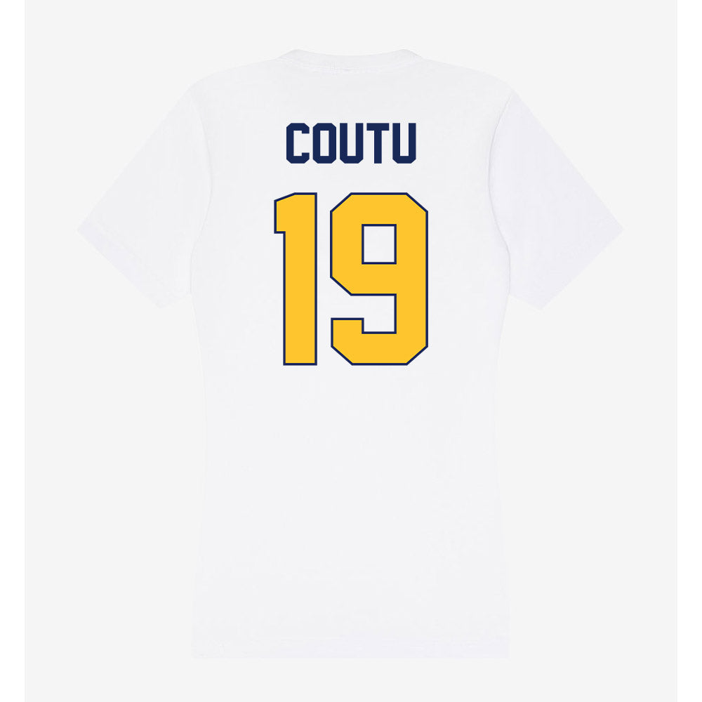 Marquette - NCAA Men's Lacrosse : Connor Coutu - Women's V-Neck T-Shirt-1