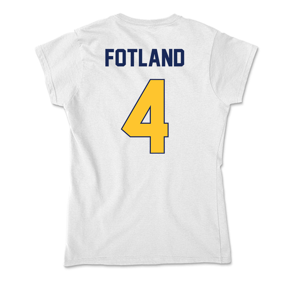 Marquette - NCAA Men's Soccer : Andreas Fotland - Soft Style Women’s T-Shirt-1