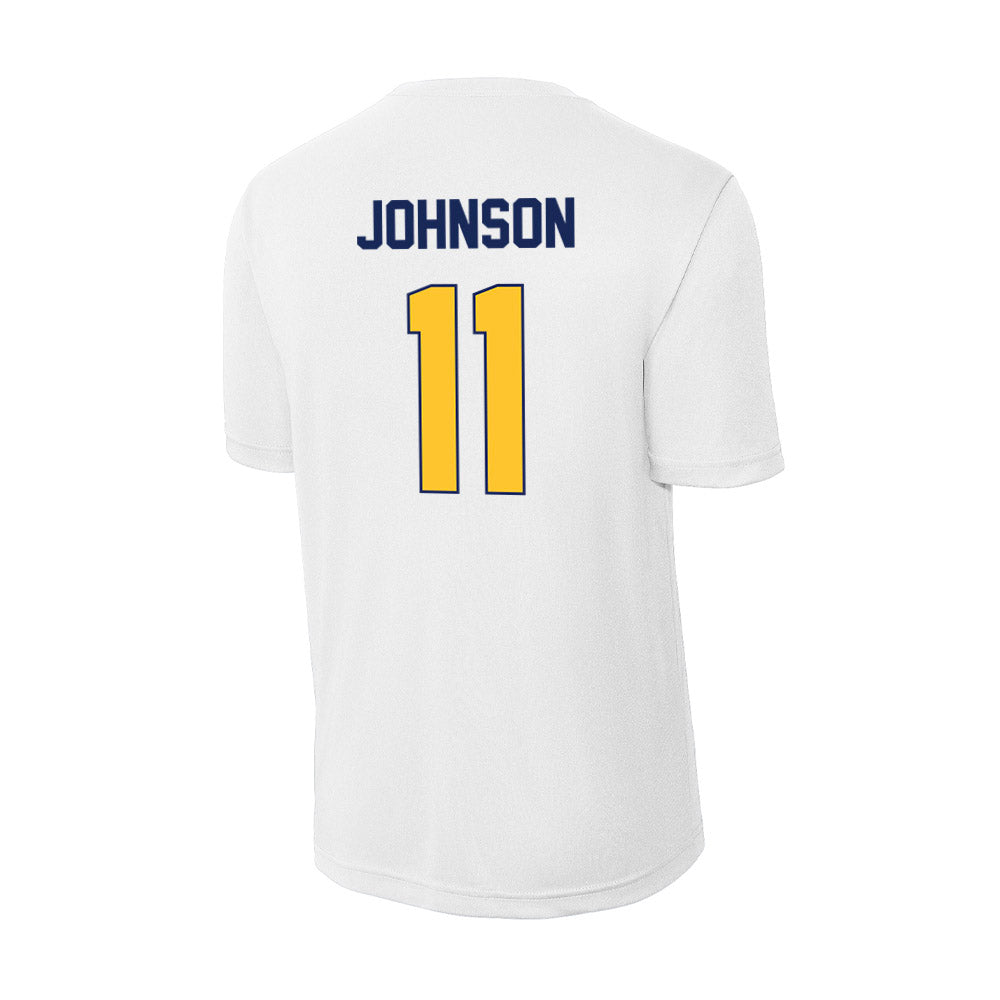 Marquette - NCAA Women's Lacrosse : Laila Johnson - Activewear T-Shirt-1