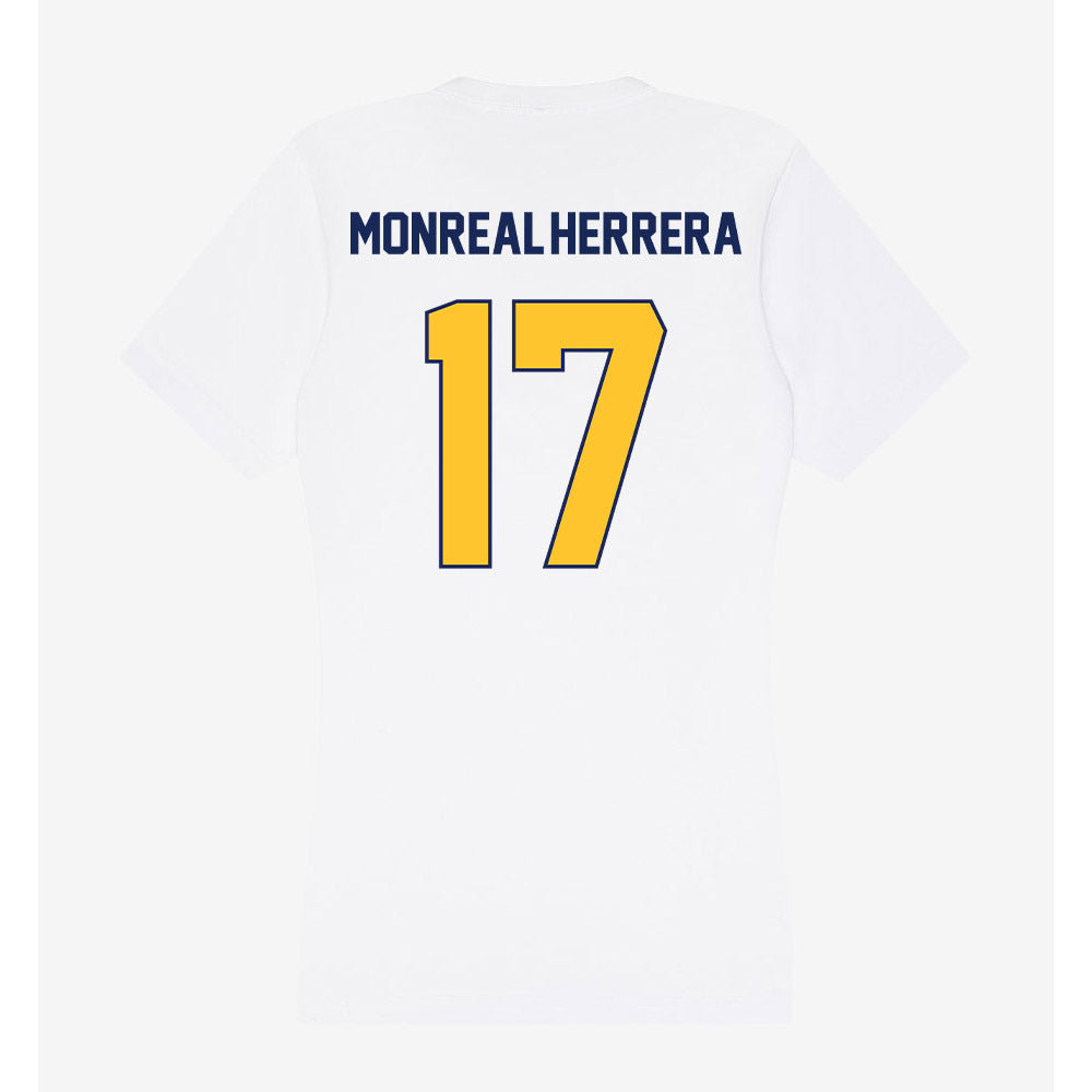 Marquette - NCAA Men's Soccer : Jonathan Monreal-Herrera - Women's V-Neck T-Shirt-1