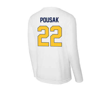 Marquette - NCAA Men's Lacrosse : Benjamin Pousak - Activewear Long Sleeve T-Shirt-1