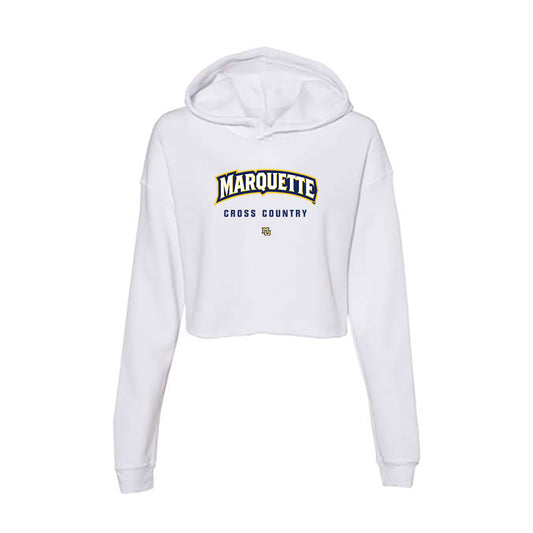 Marquette - NCAA Women's Cross Country : Taya Gummerson - Women's Crop Fleece Hoodie-0