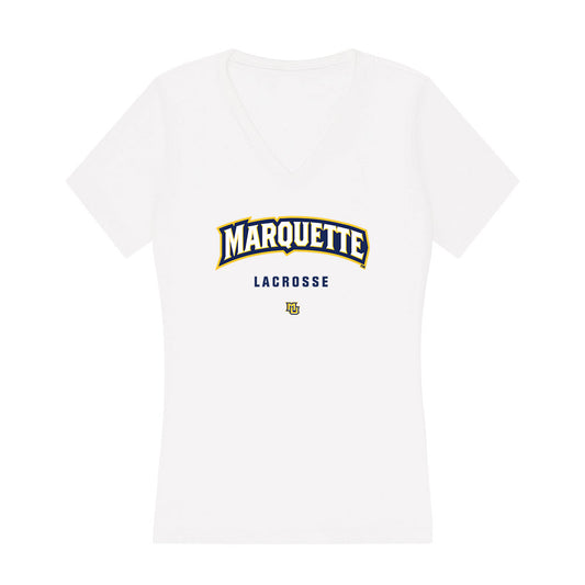 Marquette - NCAA Women's Lacrosse : Finley Breen - Women's V-Neck T-Shirt-0
