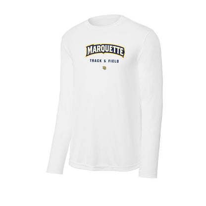 Marquette - NCAA Women's Track & Field : Kaitlyn Huebner - Activewear Long Sleeve T-Shirt-0