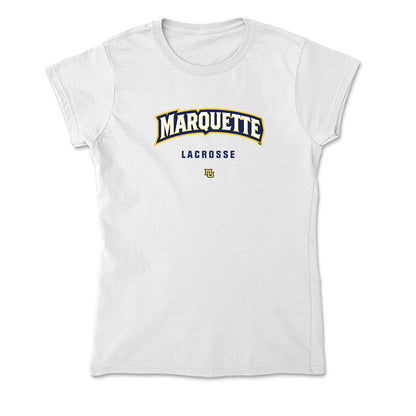 Marquette - NCAA Women's Lacrosse : Gabby Windesheim - Soft Style Women’s T-Shirt-0