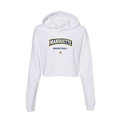 Marquette - NCAA Women's Basketball : JJ Barnes - Women's Crop Fleece Hoodie-0