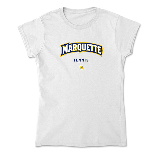 Marquette - NCAA Men's Tennis : Luke Coppage - Soft Style Women’s T-Shirt-0