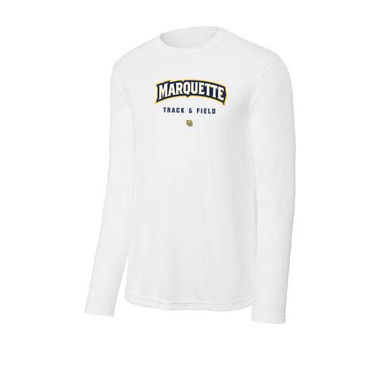 Marquette - NCAA Women's Track & Field : Sophia Abraham - Activewear Long Sleeve T-Shirt-0