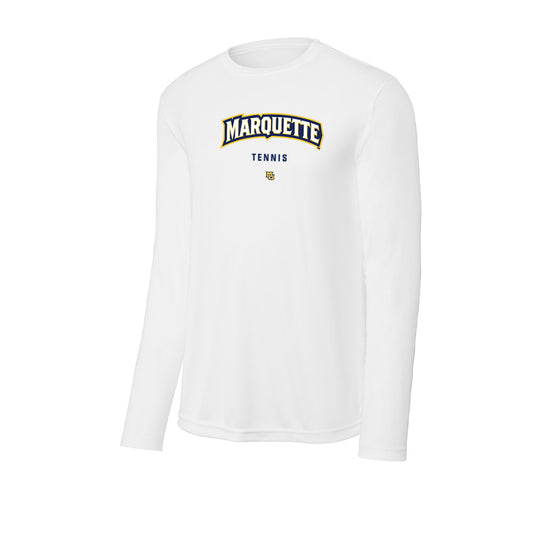 Marquette - NCAA Women's Tennis : Elena Duva - Activewear Long Sleeve T-Shirt-0