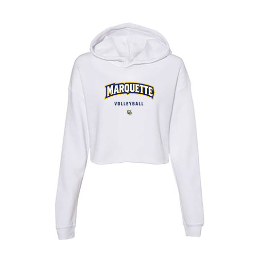 Marquette - NCAA Women's Volleyball : Alexandra Korba - Women's Crop Fleece Hoodie-0