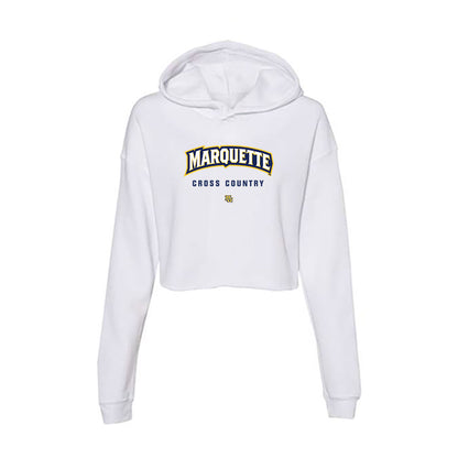 Marquette - NCAA Women's Cross Country : Kaylie Earl - Women's Crop Fleece Hoodie-0