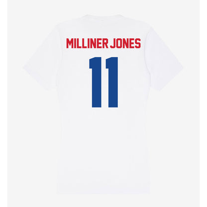 SMU - NCAA Football : Jaden Milliner-Jones - Women's V-Neck T-Shirt-1