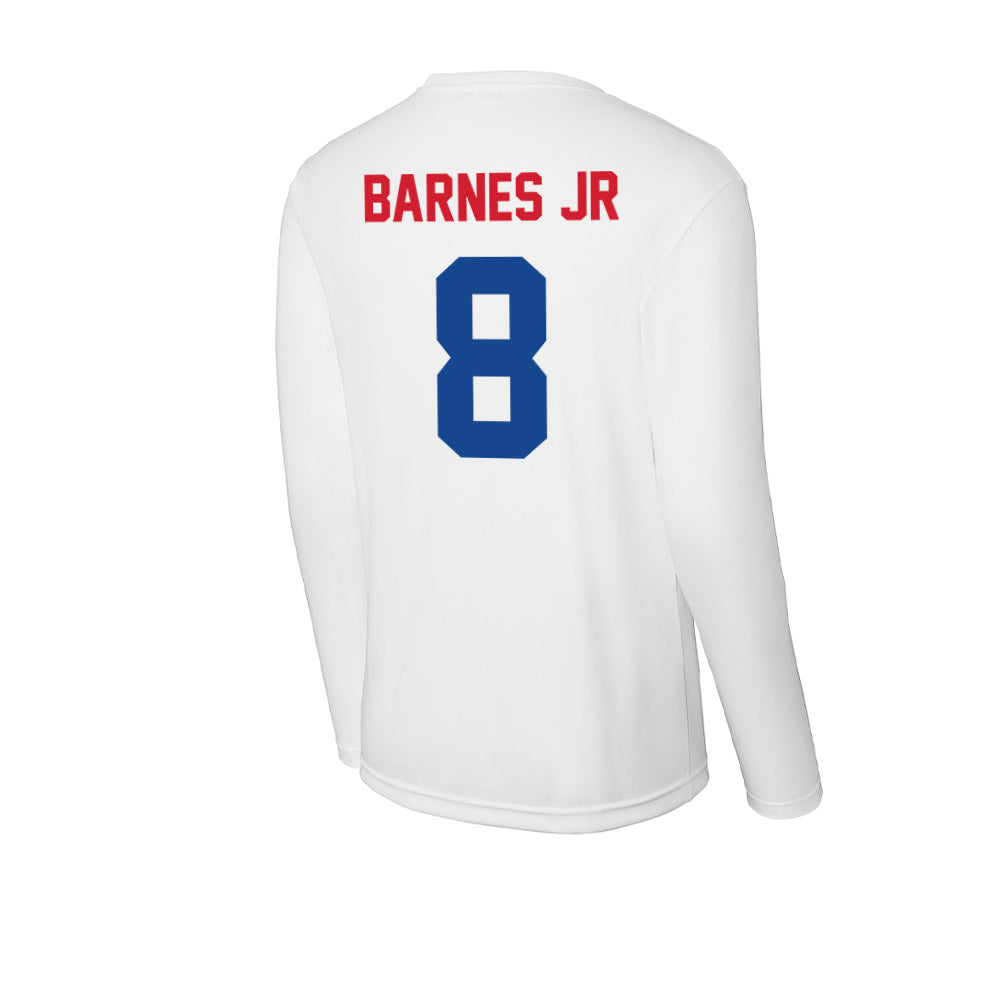 SMU - NCAA Football : Marcellus Barnes Jr - Activewear Long Sleeve T-Shirt-1