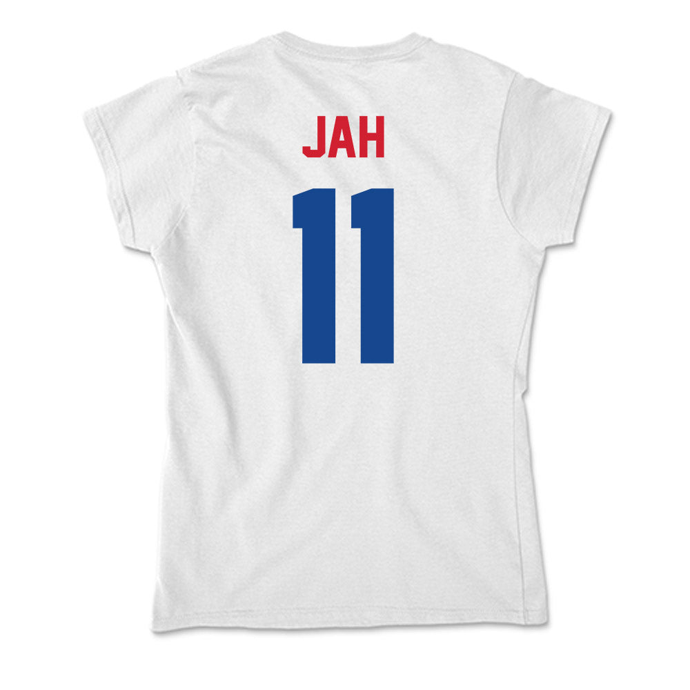 SMU - NCAA Women's Basketball : Sahnya Jah - Soft Style Women’s T-Shirt-1
