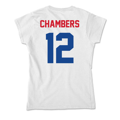 SMU - NCAA Football : Kyron Chambers - Soft Style Women’s T-Shirt-1