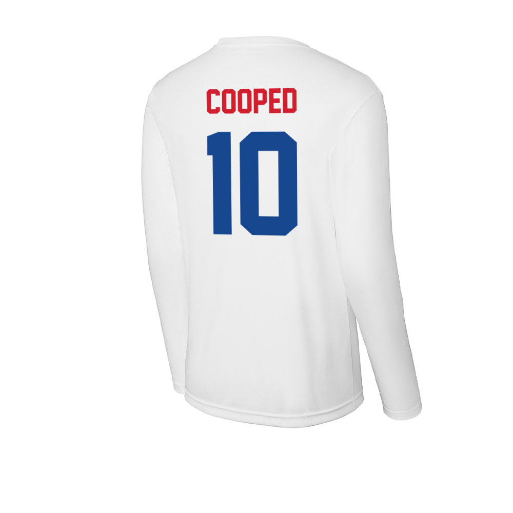 SMU - NCAA Football : Jalen Cooped - Activewear Long Sleeve T-Shirt-1
