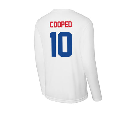 SMU - NCAA Football : Jalen Cooped - Activewear Long Sleeve T-Shirt-1