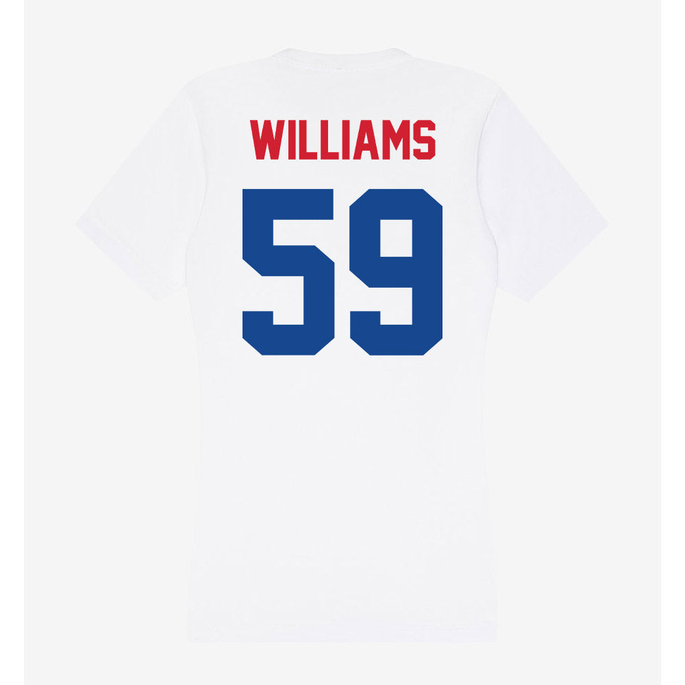 SMU - NCAA Football : Pj Williams - Women's V-Neck T-Shirt-1