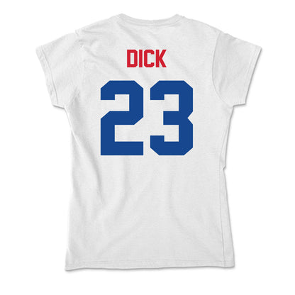 SMU - NCAA Men's Soccer : Matthias Dick - Soft Style Women’s T-Shirt-1