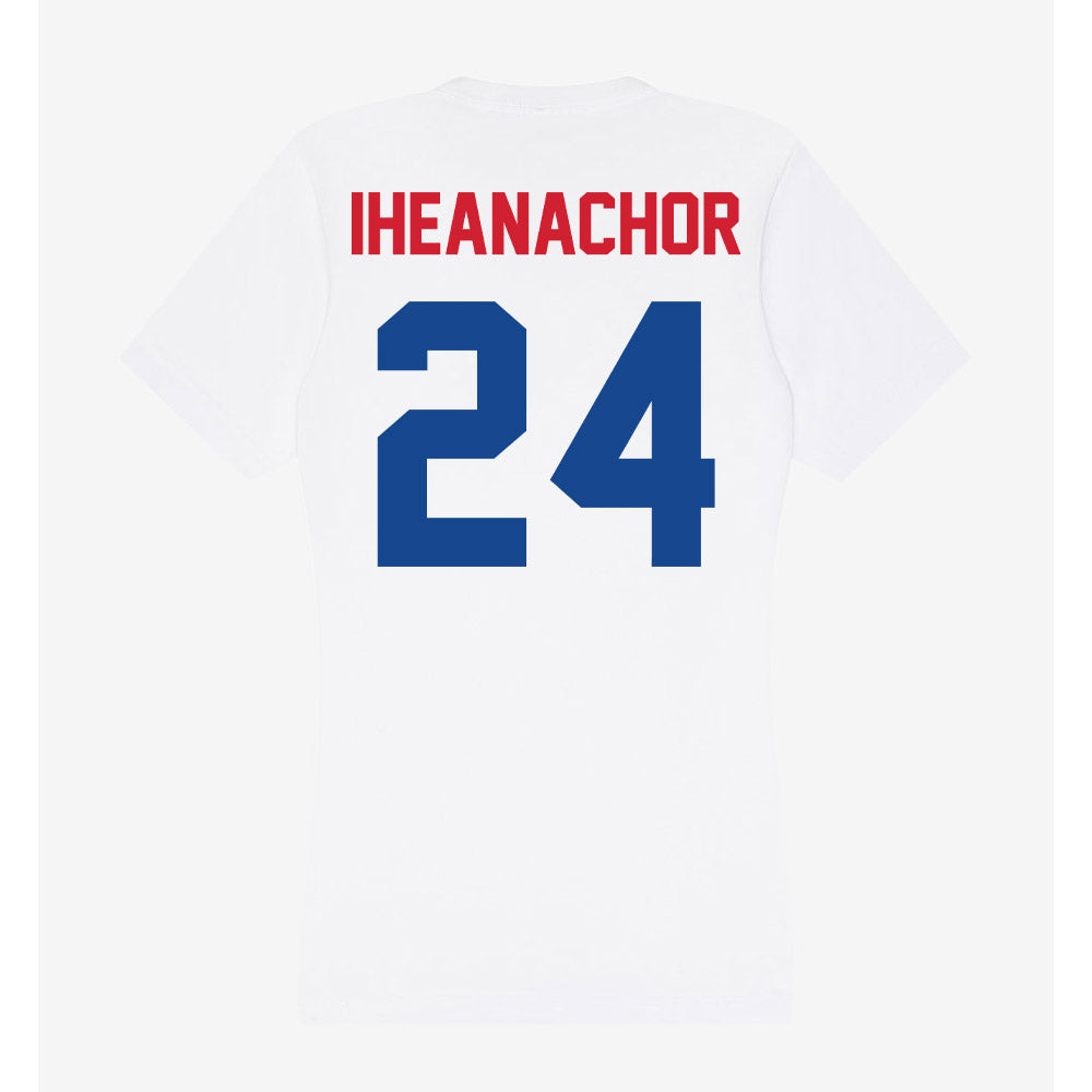 SMU - NCAA Football : Mark Iheanachor - Women's V-Neck T-Shirt-1