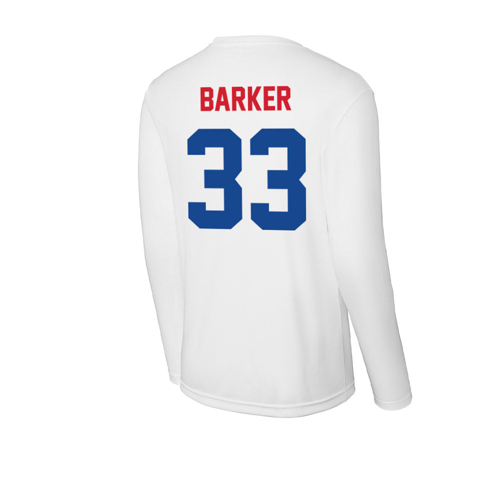 SMU - NCAA Football : Zakye Barker - Activewear Long Sleeve T-Shirt-1