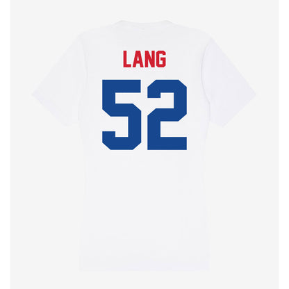 SMU - NCAA Football : Jahkai Lang - Women's V-Neck T-Shirt-1