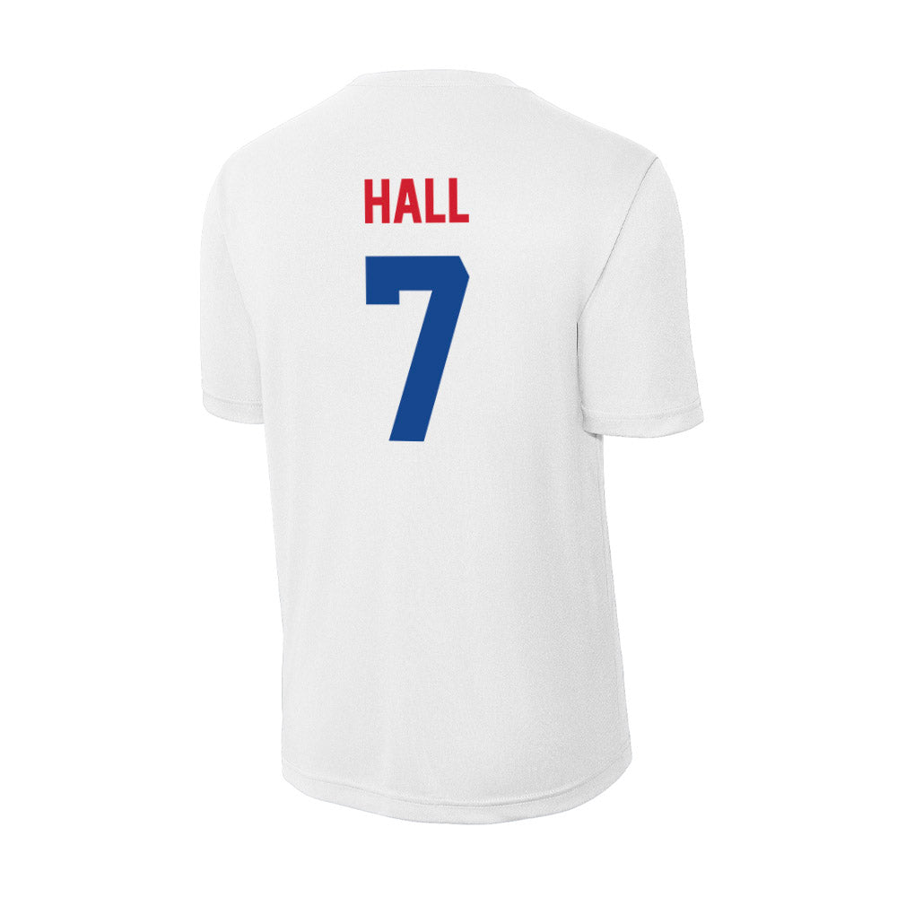 SMU - NCAA Women's Basketball : Grace Hall - Activewear T-Shirt-1
