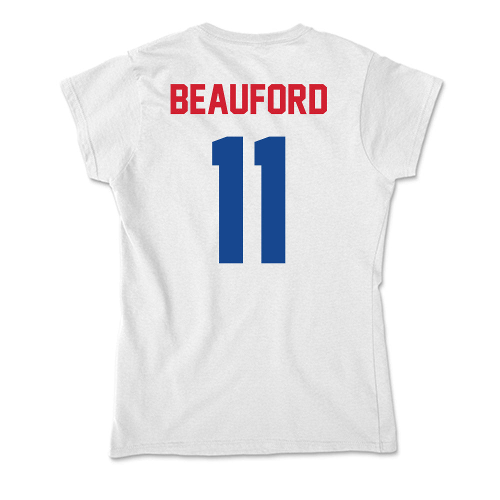 SMU - NCAA Women's Volleyball : Hannah Beauford - Soft Style Women’s T-Shirt-1
