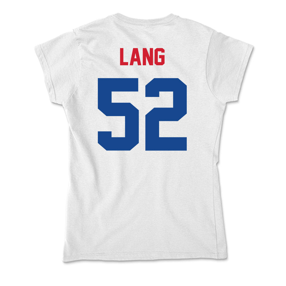 SMU - NCAA Football : Jahkai Lang - Soft Style Women’s T-Shirt-1