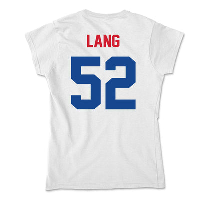SMU - NCAA Football : Jahkai Lang - Soft Style Women’s T-Shirt-1