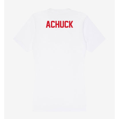 SMU - NCAA Equestrian : Greenley Achuck - Women's V-Neck T-Shirt-1