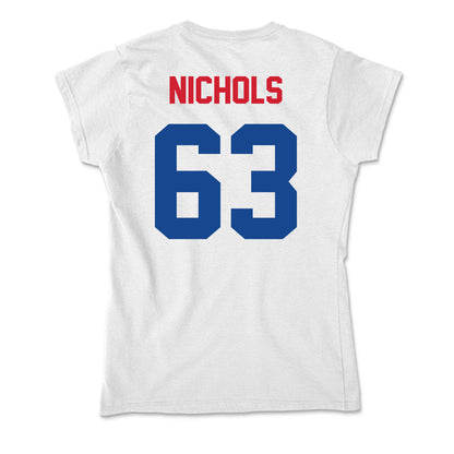 SMU - NCAA Football : Addison Nichols - Soft Style Women’s T-Shirt-1