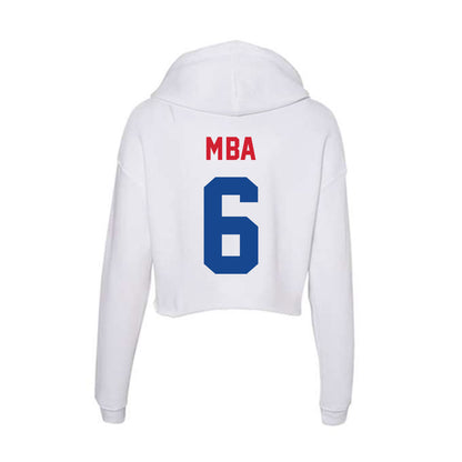 SMU - NCAA Football : Jeffrey M'ba - Women's Crop Fleece Hoodie-1