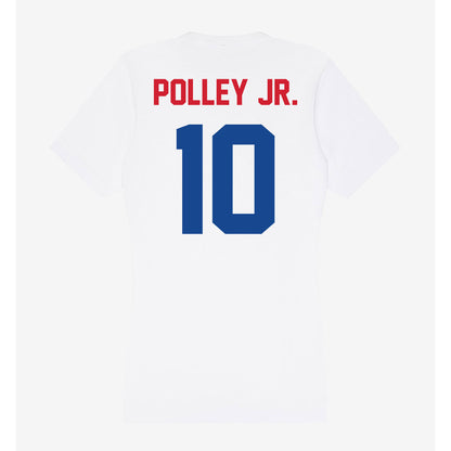 SMU - NCAA Football : Tyren Polley Jr. - Women's V-Neck T-Shirt-1