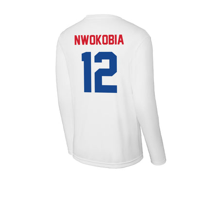 SMU - NCAA Football : Isaiah Nwokobia - Activewear Long Sleeve T-Shirt-1