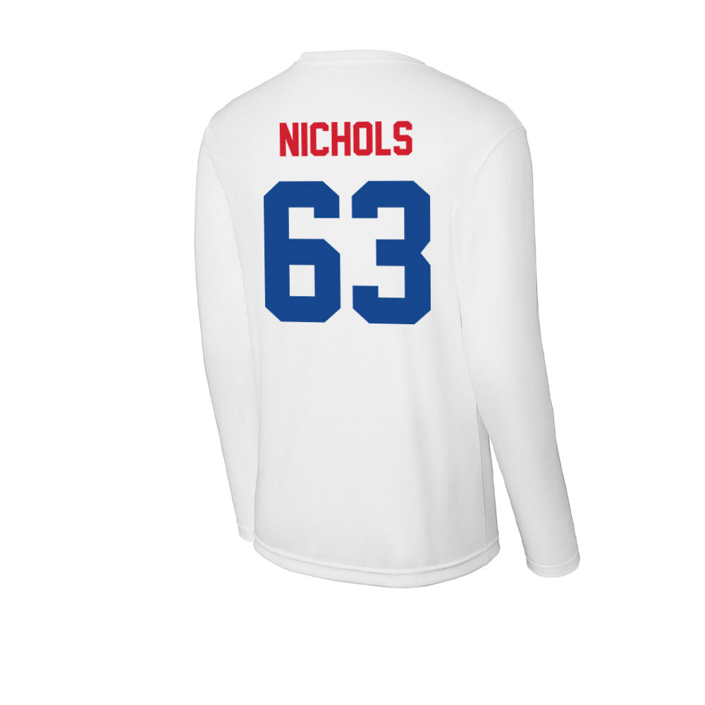 SMU - NCAA Football : Addison Nichols - Activewear Long Sleeve T-Shirt-1