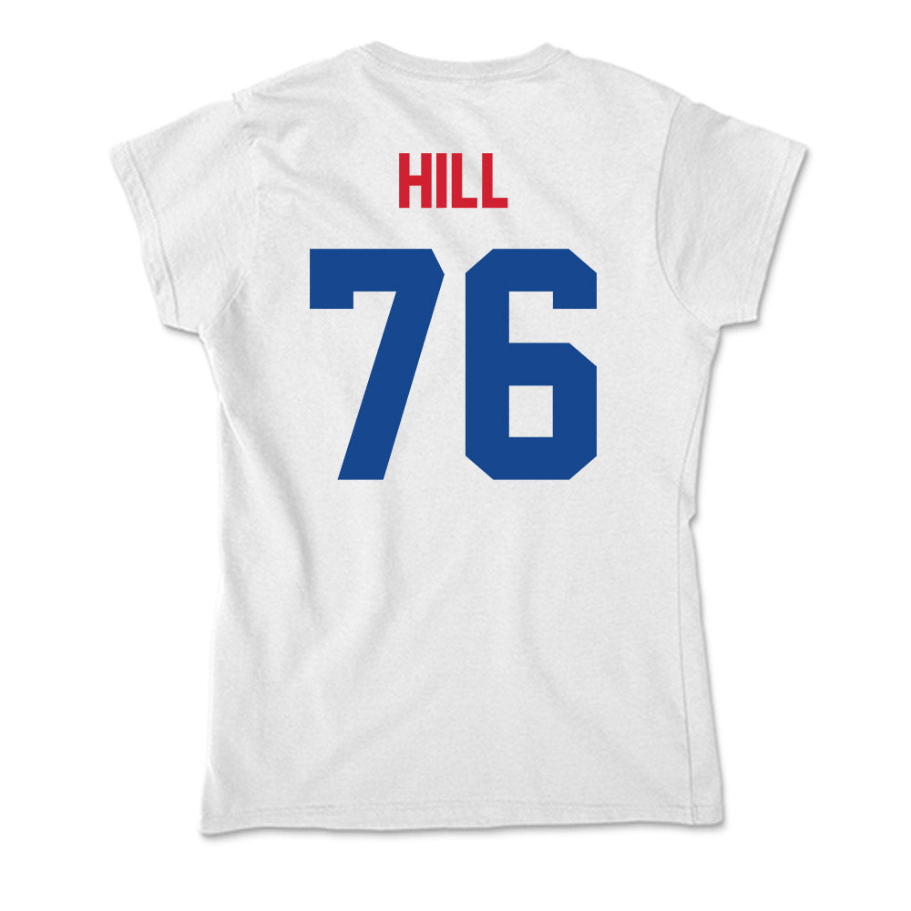 SMU - NCAA Football : Drew Hill - Soft Style Women’s T-Shirt-1