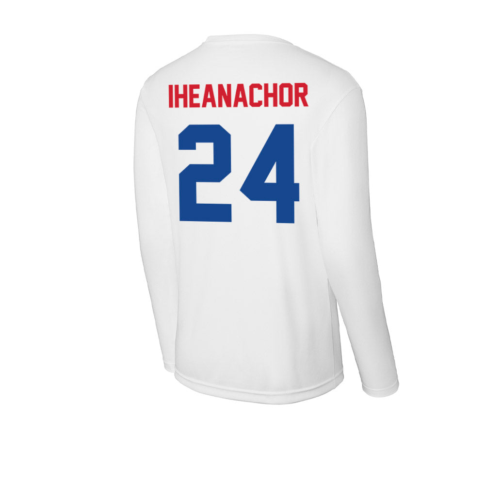 SMU - NCAA Football : Mark Iheanachor - Activewear Long Sleeve T-Shirt-1