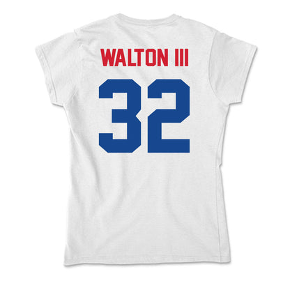 SMU - NCAA Football : Billy Walton III - Soft Style Women’s T-Shirt-1