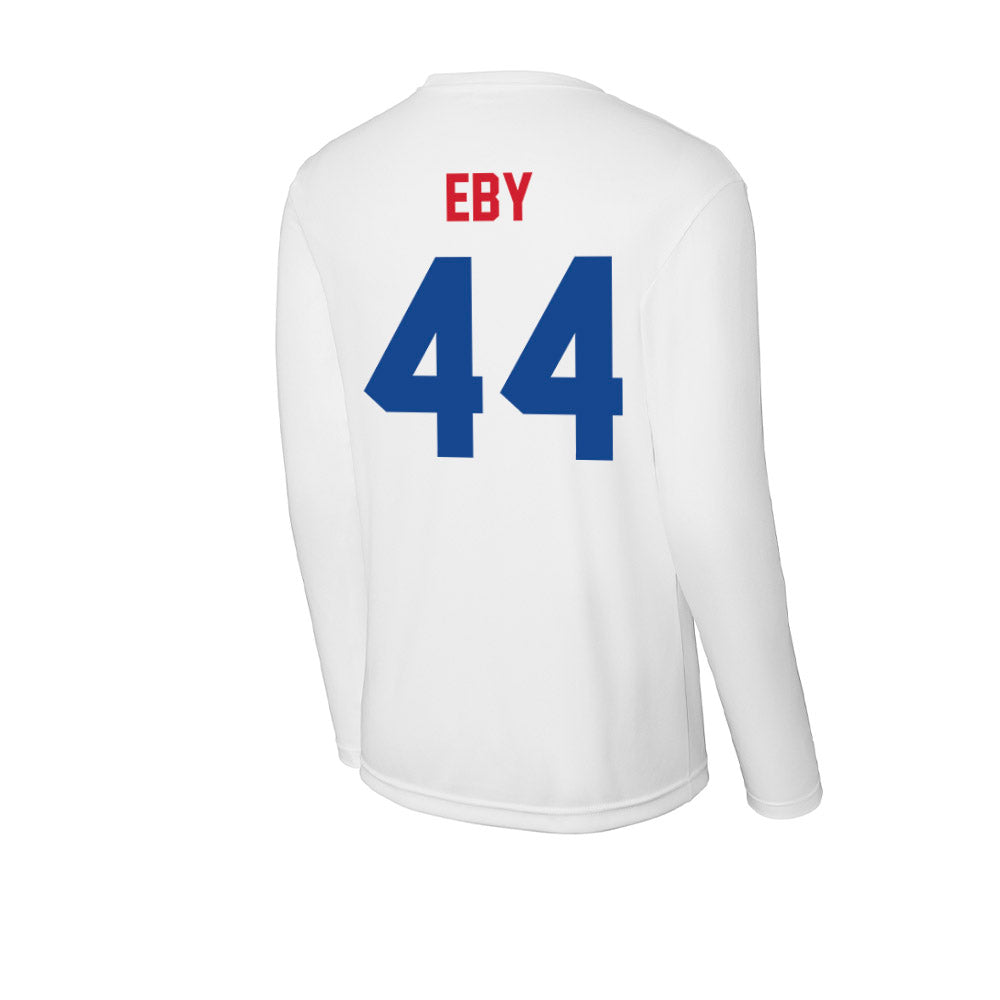 SMU - NCAA Football : Stone Eby - Activewear Long Sleeve T-Shirt-1