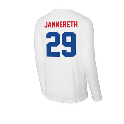 SMU - NCAA Women's Soccer : Libby Jannereth - Activewear Long Sleeve T-Shirt-1