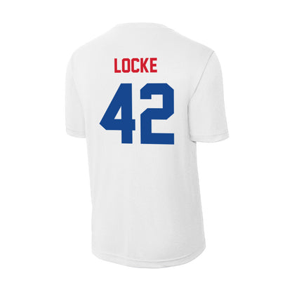 SMU - NCAA Football : Will Locke - Activewear T-Shirt-1