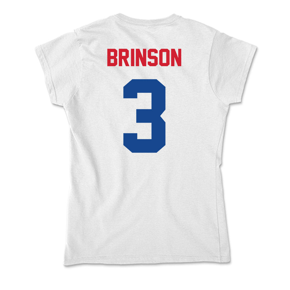 SMU - NCAA Football : Romello Brinson - Soft Style Women’s T-Shirt-1