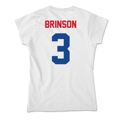 SMU - NCAA Football : Romello Brinson - Soft Style Women’s T-Shirt-1