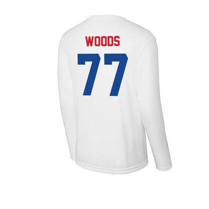 SMU - NCAA Football : Alexzander Woods - Activewear Long Sleeve T-Shirt-1