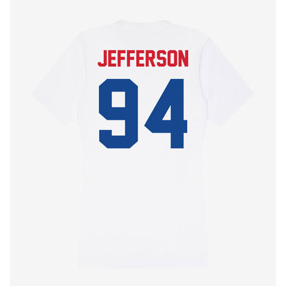 SMU - NCAA Football : Jonathan Jefferson - Women's V-Neck T-Shirt-1